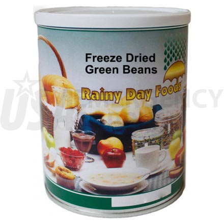 Freeze Dried Vegetable - Freeze Dried Green Beans 1.8 oz. #2.5 can