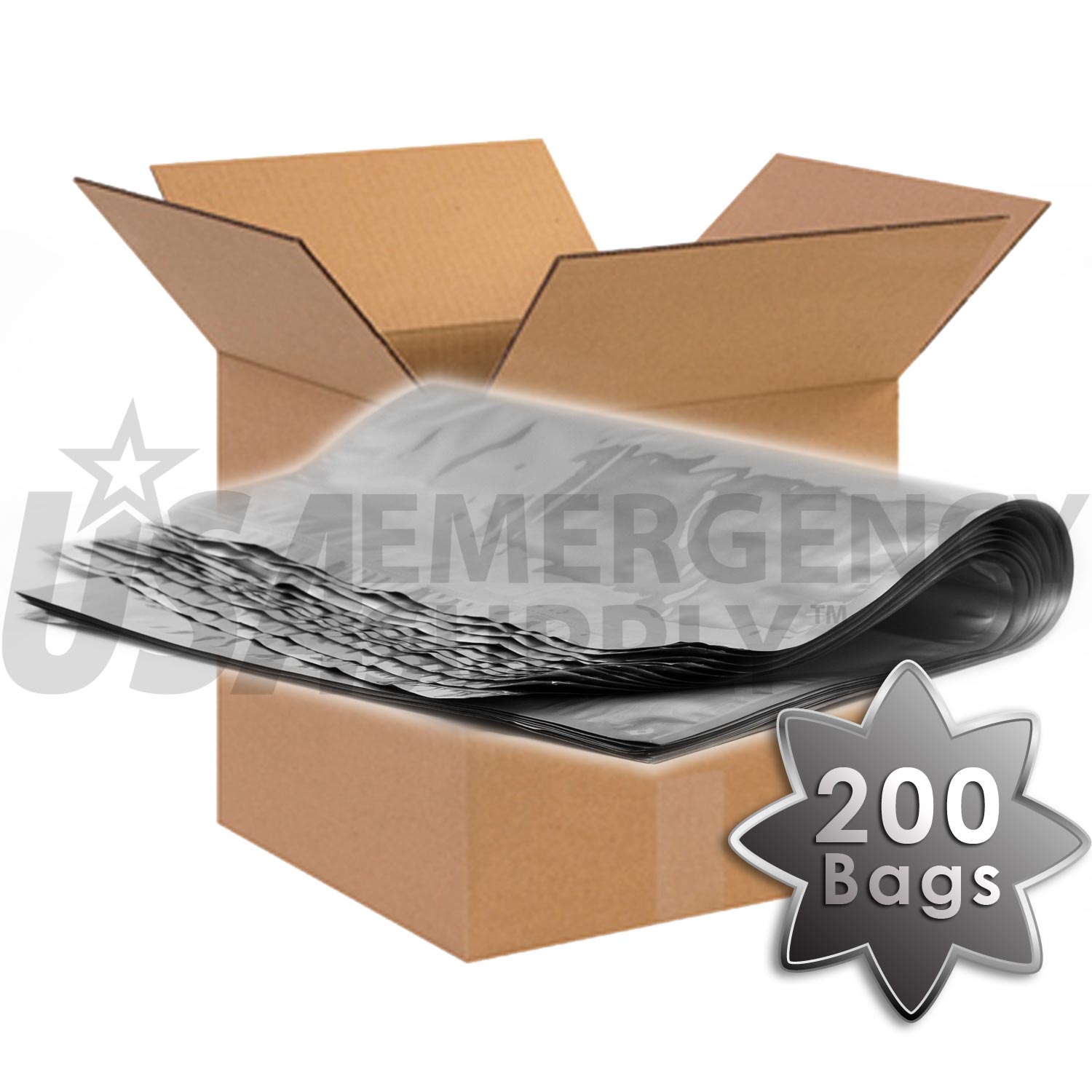 (50) 14x20 2 Gallon Ziplock ShieldPro Mylar Bag - 5 Mils