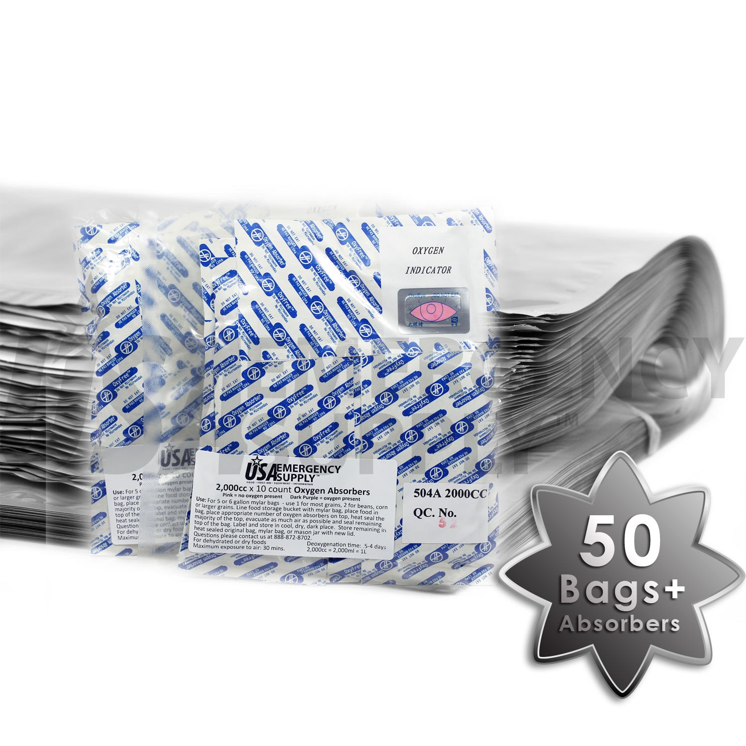 18x28 Mylar Bags, 5 Mil 5-Gallon, Case of 150 - Discount Mylar Bags