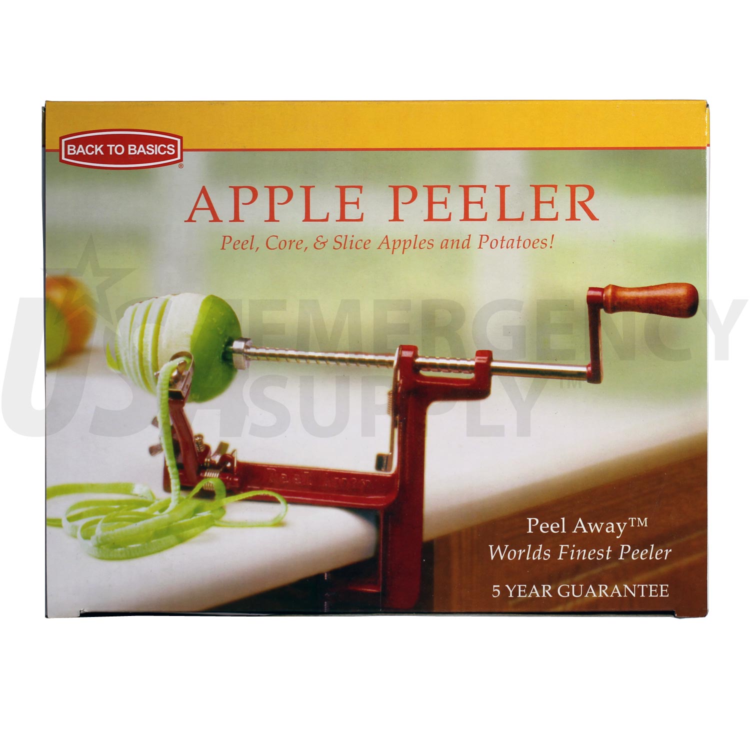 Back To Basics Apple And Potato Peeler first use 