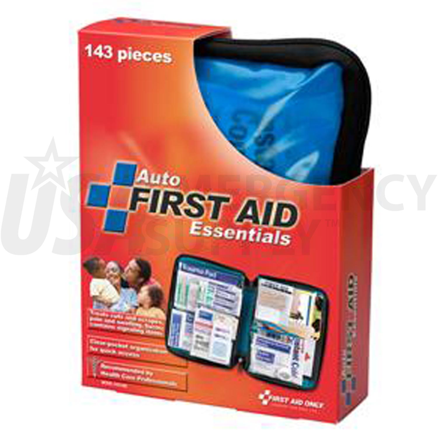 Softpack Auto First Aid Kit 143 Pieces USA Emergency Supply