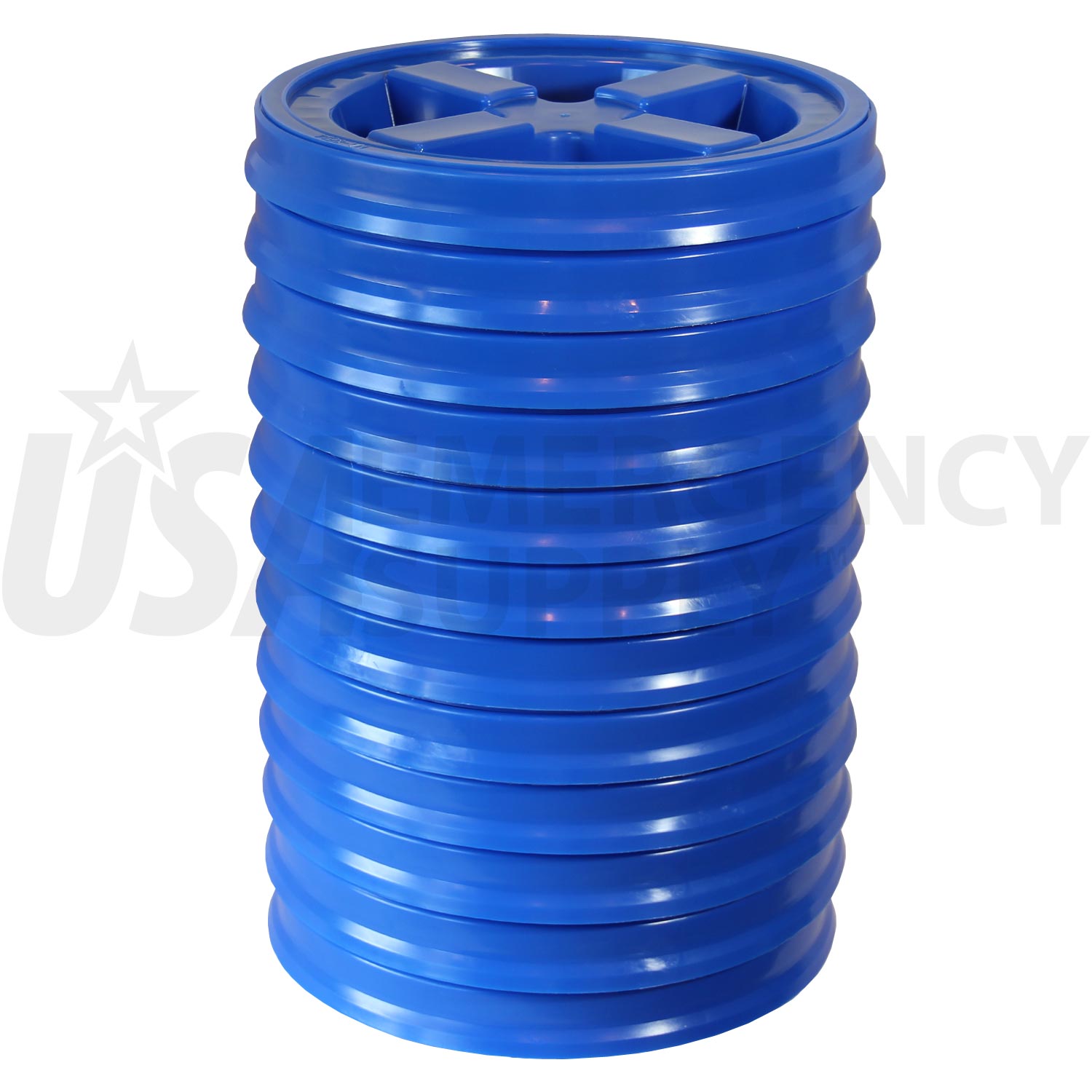 Twister Seal Lid Blue Twelve Pak | USA Emergency Supply