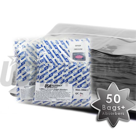 8 x 10 Quart Mylar Bags - 50 count – FoodVacBags