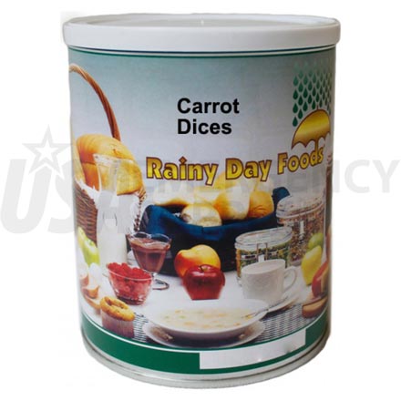 Carrot - Dehydrated Diced Carrots 6 x #2.5 cans