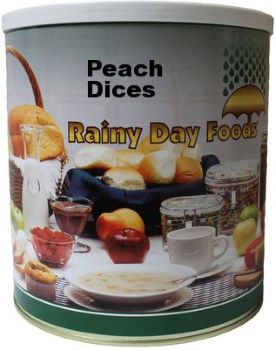 Peach - Dehydrated Peach Dices 52 oz. #10 can