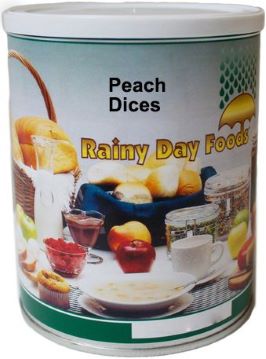 Peach - Dehydrated Peach Dices 6 x #2.5 cans